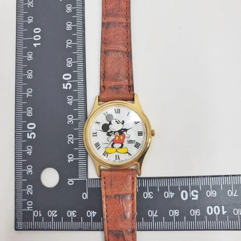 Disney X Lorus Mickey Mouse Mother of Peral VTG Watch